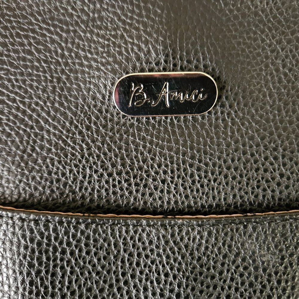 Black and brown purse